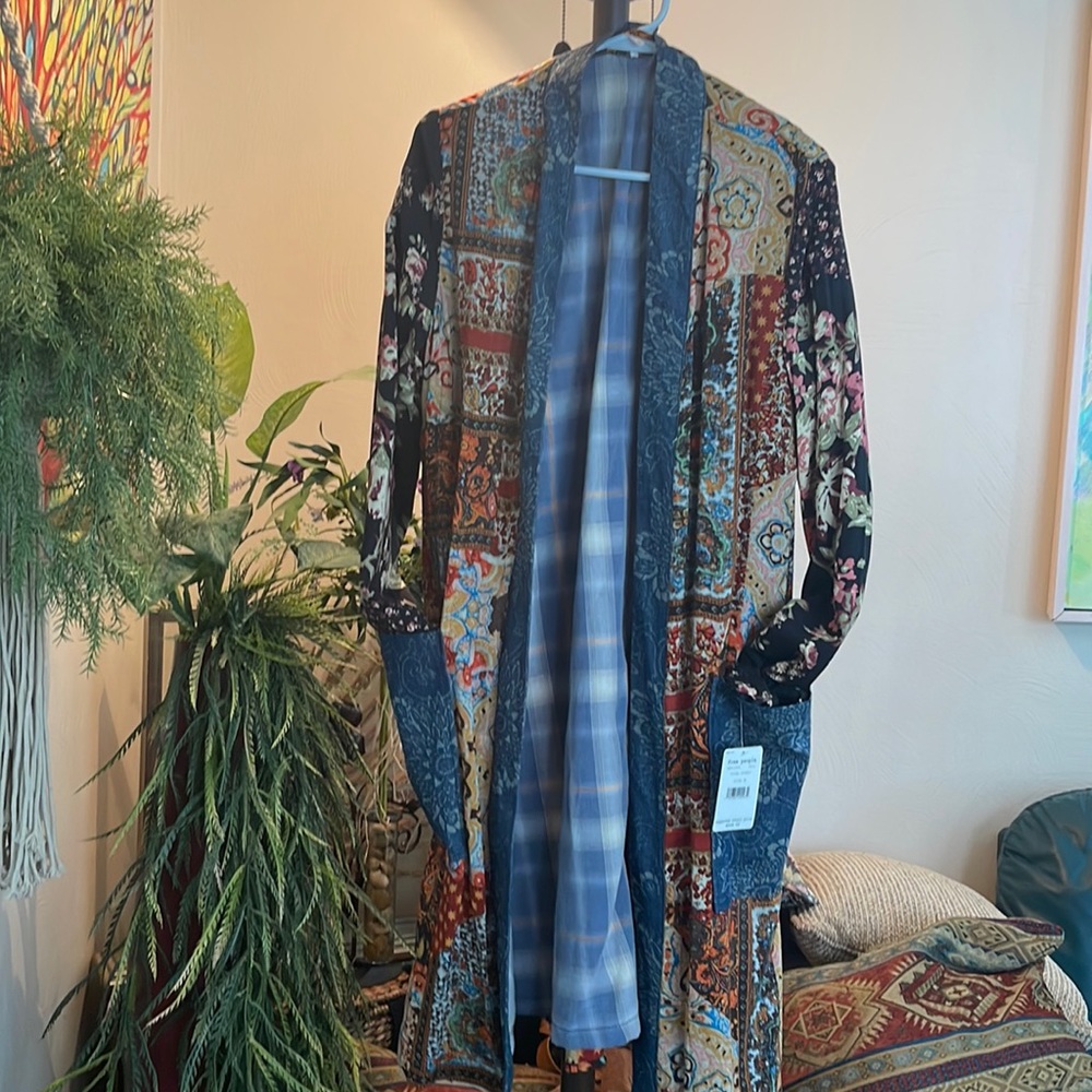 New free people patchwork boho size medium 228. Retail